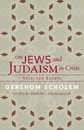 Cover: On Jews and Judaism in Crisis - Paul Dry Books