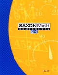 Cover: Saxon Math Homeschool 5/4 - Saxon Publishers