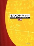 Cover: Saxon Math Homeschool 7/6 - Saxon Publishers