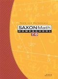 Cover: Saxon Math Homeschool 7/6 - Saxon Publishers