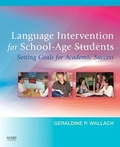 Cover: Language Intervention for School-Age Students - Mosby