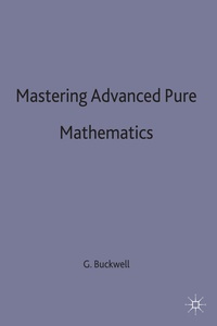 Enlarge image Cover: Mastering Advanced Pure Mathematics - Red Globe Press