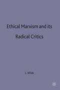 Cover: Ethical Marxism and its Radical Critics - Palgrave Macmillan