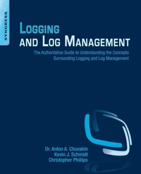 Enlarge image Cover: Logging and Log Management - Syngress