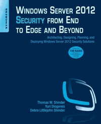 Enlarge image Cover: Windows Server 2012 Security from End to Edge and Beyond - Syngress