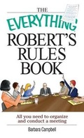 Cover: The Everything Robert's Rules Book - Adams Media Corporation
