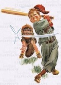 Cover: Boys Playing Baseball - Greeting Card - Laughing Elephant