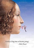 Cover: Woman W/ Bird - Greeting Card - Laughing Elephant