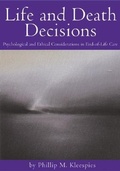 Cover: Life and Death Decisions - American Psychological Association