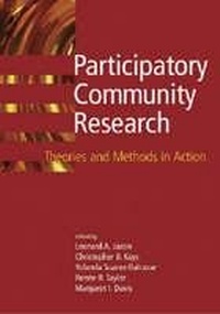 Enlarge image Cover: Participatory Community Research - American Psychological Association