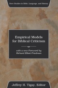 Cover: Empirical Models for Biblical Criticism - Wipf & Stock Publishers