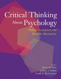 Cover: Critical Thinking About Psychology - American Psychological Association