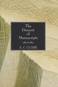 Enlarge image Cover: The Descent of Manuscripts - Wipf & Stock Publishers