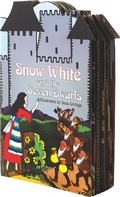 Cover: Snow White and the Seven Dwarfs: A Shape Book - Laughing Elephant