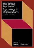 Cover: The Ethical Practice of Psychology in Organizations - American Psychological Association