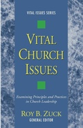 Cover: Vital Church Issues - Wipf & Stock Publishers