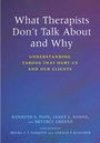 Cover: What Therapists Don't Talk About and Why - American Psychological Association