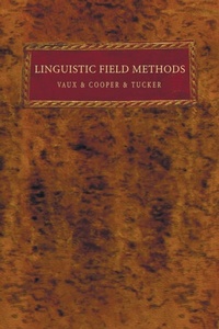 Enlarge image Cover: Linguistic Field Methods - Wipf & Stock Publishers
