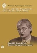 Cover: Cognitive Therapy for Panic Disorder - American Psychological Association