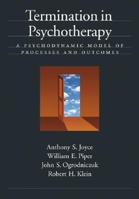 Enlarge image Cover: Termination in Psychotherapy - American Psychological Association