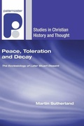 Cover: Peace, Toleration and Decay - Wipf & Stock Publishers