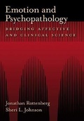 Cover: Emotion and Psychopathology - American Psychological Association