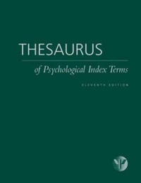 Abbildung von: Thesaurus of Psychological Index Terms (R) - American Psychological Association