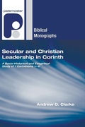 Abbildung von: Secular and Christian Leadership in Corinth - Wipf & Stock Publishers