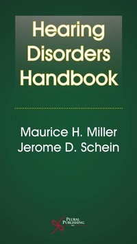 Enlarge image Cover: Hearing Disorders Handbook - Plural Publishing Inc