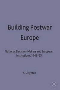 Enlarge image Cover: Building Postwar Europe - Palgrave Macmillan