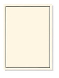 Cover: Boxed Stationery Set Black & Cream - Peter Pauper Press Inc,US