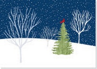 Enlarge image Cover: Deluxe Boxed Christmas Cards: Midnight Cardinal - Peter Pauper Press Inc,US
