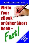 Cover: Write Your EBook or Other Short Book - Fast! - Your Own World Books