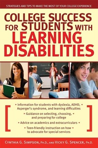 Enlarge image Cover: College Success for Students with Learning Disabilities - Prufrock Press