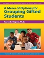Cover: Menu of Options for Grouping Gifted Students - Prufrock Press