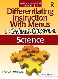 Enlarge image Cover: Differentiating Instruction With Menus for the Inclusive Classroom - Prufrock Press