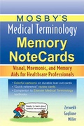 Cover: Mosby's Medical Terminology Memory NoteCards - Mosby