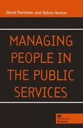 Cover: Managing People in the Public Services - Red Globe Press