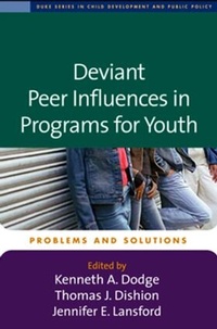 Enlarge image Cover: Deviant Peer Influences in Programs for Youth - Guilford Publications