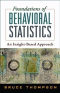 Cover: Foundations of Behavioral Statistics - Guilford Publications