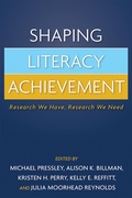 Cover: Shaping Literacy Achievement - Guilford Publications