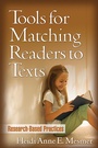 Cover: Tools for Matching Readers to Texts - Guilford Publications