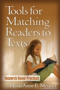 Cover: Tools for Matching Readers to Texts - Guilford Publications