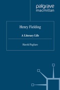 Cover: Henry Fielding - Palgrave Macmillan