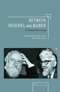 Cover: Between Heschel and Buber - Academic Studies Press