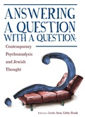Cover: Answering a Question with a Question - Academic Studies Press