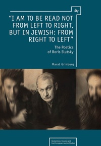 Abbildung von: "I am to be read not from left to right, but in Jewish: from right to left" - Academic Studies Press