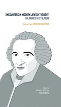 Cover: Encounters in Modern Jewish Thought - Academic Studies Press