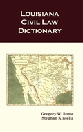 Cover: Louisiana Civil Law Dictionary - Quid Pro, LLC