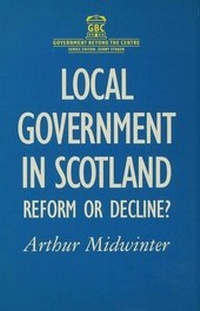 Enlarge image Cover: Local Government in Scotland - Palgrave Macmillan